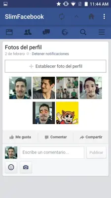 Slim Social for Facebook android App screenshot 1